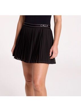 Calia Black Pleated Tennis Skort with pockets- Medium/Large
